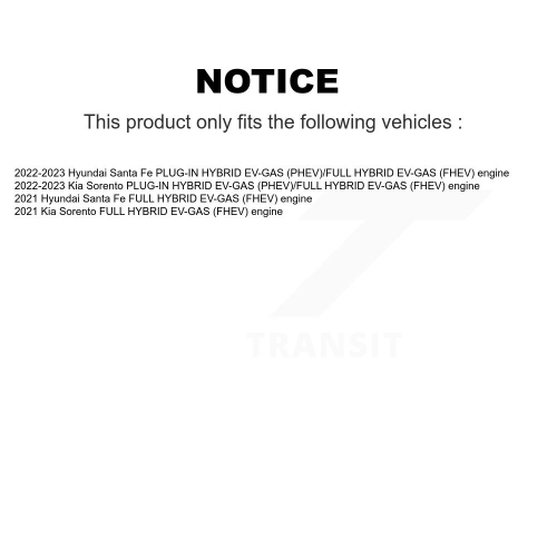 Front Rear Disc Brake Rotors Kit For Hyundai Santa Fe Kia Sorento K8-102546