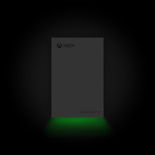Disque dur externe portatif USB 3.0 5 To certifié Xbox de Seagate avec barre DEL verte