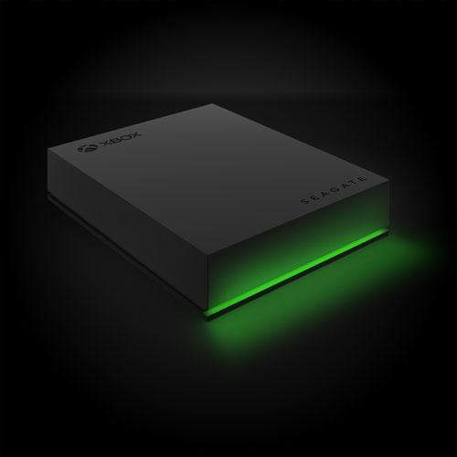 Disque dur externe portatif USB 3.0 5 To certifié Xbox de Seagate avec barre DEL verte
