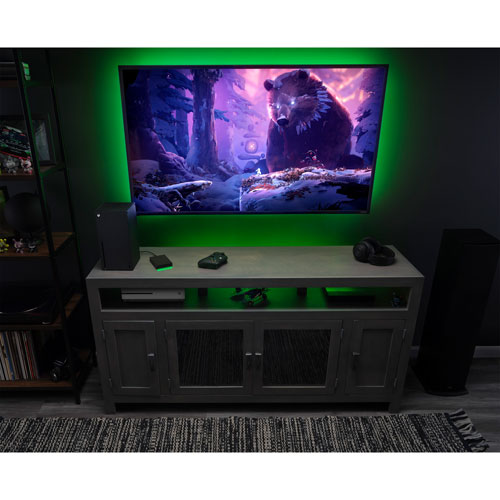 Disque dur externe portatif USB 3.0 5 To certifié Xbox de Seagate avec barre DEL verte