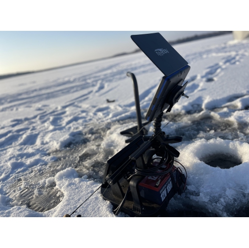 Aqua-Vu AV822 HD Underwater Camera: 8" HD Display, 1080p, 60ft Cable, Waterproof, Real-Time Video, HDMI Out, Built-In DVR, 9-Hour Battery, IR Light