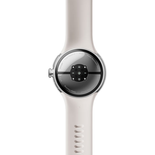 Koodo Google Pixel Watch 2 40mm LTE Silver Aluminum Case with Porcelain Active Band - Monthly Tab Payment