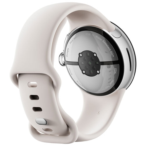 Koodo Google Pixel Watch 2 40mm LTE Silver Aluminum Case with Porcelain Active Band - Monthly Tab Payment