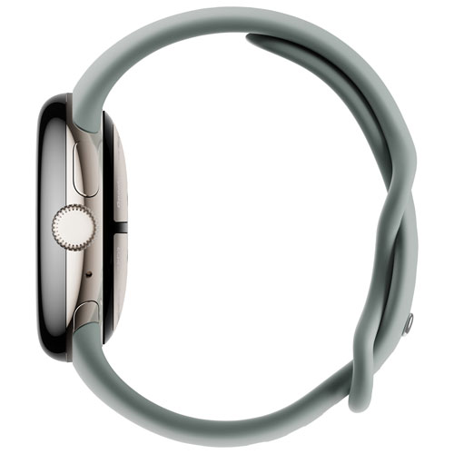 Koodo Google Pixel Watch 2 40mm LTE Gold Aluminum Case with Hazel Active Band - Monthly Tab Payment