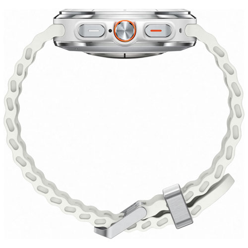 Koodo Samsung Galaxy Watch Ultra 47mm LTE Smartwatch - Titanium White - Monthly Tab Payment