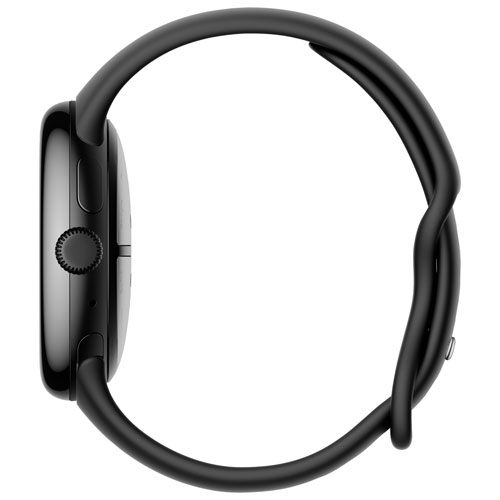 Koodo Google Pixel Watch 3 45mm LTE Matte Black Aluminum Case with Obsidian Active Band - Monthly Tab Payment