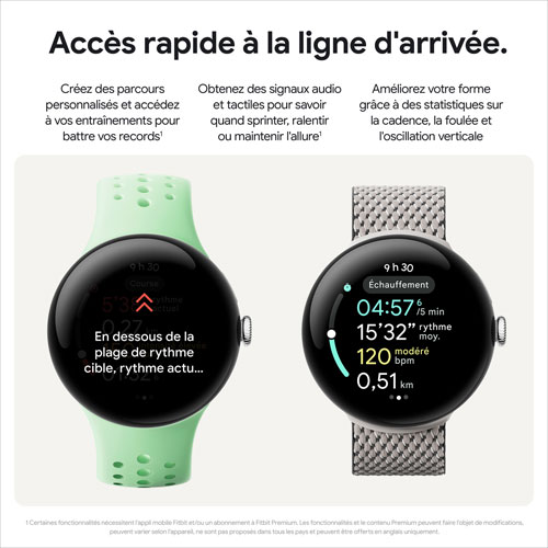Koodo Google Pixel Watch 3 45mm LTE Matte Hazel Aluminum Case with Hazel Active Band - Monthly Tab Payment