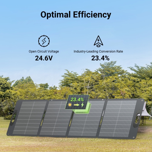 Dabbsson 120W Solar Panel Foldable with Adjustable Kickstand