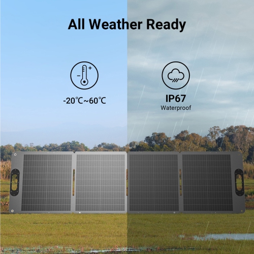 Dabbsson 120W Solar Panel Foldable with Adjustable Kickstand