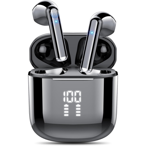 Mini Bluetooth 5.3 Wireless Earbuds, Headphones HiFi Stereo, Noise