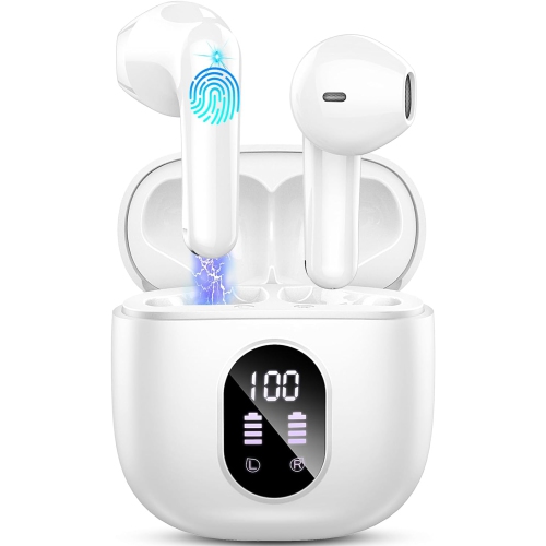 Bluetooth Headphones Wireless Earbuds,Mini Bluetooth Earbuds with 4 HD
