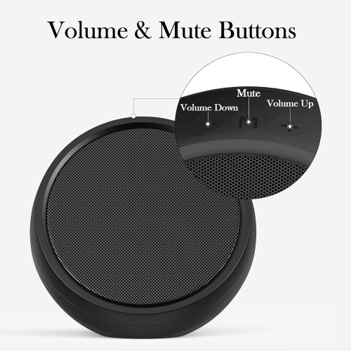 USB desktop computer speaker, sound touch control, sound quality stereo surround, USB C/USB adapter Included, Black