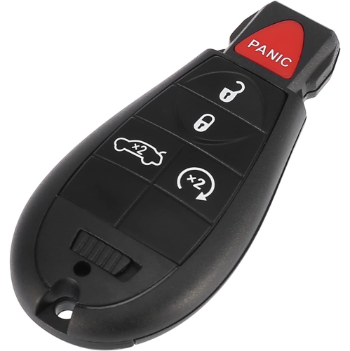 New Replacement Keyless Entry Remote Car Key Fob 433Mhz for Dodge 13-16 Rechargeable Battery Batteries Ni-MH AAA for Panasonic 1.2V 550mAh