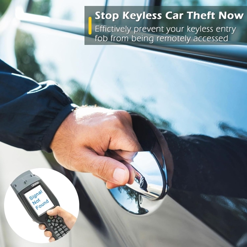 Faraday Cage with 2 Faraday Bags, Faraday Key Fob Protector Faraday Box RFID Signal er for Keyless Entry Rechargeable Battery Batteries Replacement