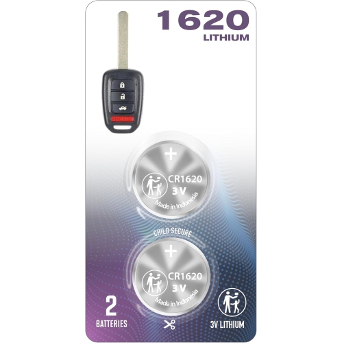 REMOTEOVERSTOCK  (2 Pack) Cr1620 1620 Remote Key Fob Y Oem for 2013-2020 Replacement for Honda Accord Civic Crosstour Fit Remote Rechargeable Battery