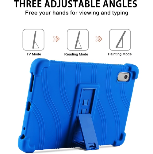 Case for Lenovo Tab M9 9.0 inch 2023, Soft Silicone Tablet Case with Adjustable Kickstand Kids Friendly Rechargeable Battery Batteries Replacement