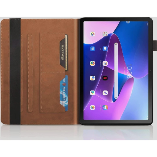 Flip Case for Lenovo Tab M10 Plus 10.6 inch 3rd Gen Premium PU Leather Folio Flip Cover with Multi-Angle Stand Rechargeable Battery Batteries