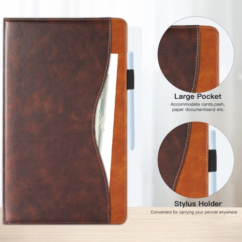 Flip Case for Lenovo Tab M10 Plus 10.6 inch 3rd Gen Premium PU Leather Folio Flip Cover with Multi-Angle Stand Rechargeable Battery Batteries