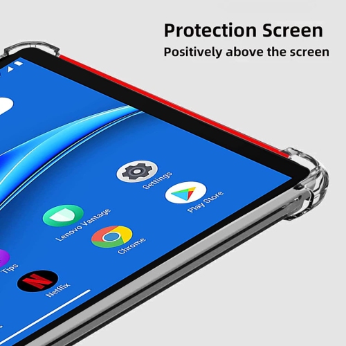 Tablet Case for Lenovo Tab M10 Plus 3rd Gen 10.6 inch with Screen Protector, [Anti-Scratch][Anti-Yellowing] Transparent Rechargeable Battery