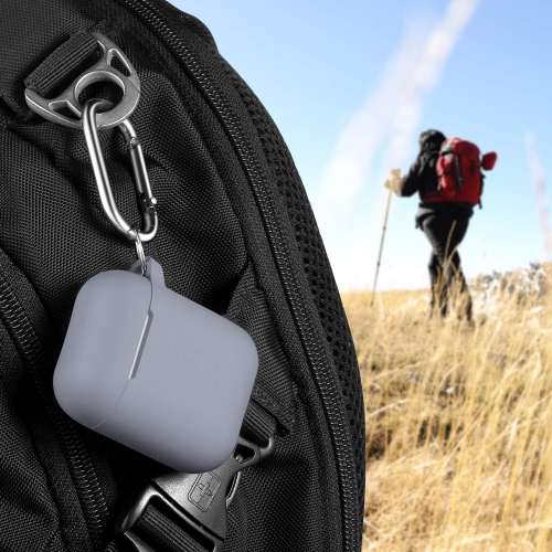 Pour étui pour AirPod 2ᵉ Generation, couverture de protection en silicone souple avec porte-clés pour femmes Batteries rechargeables de rechange