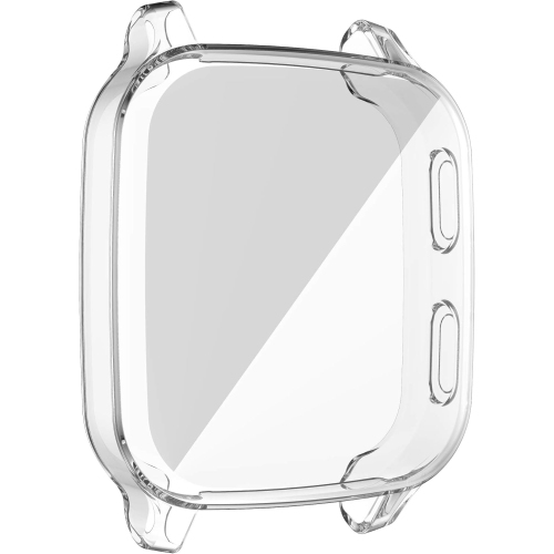 Compatible with Garmin Venu Sq 2 / Venu Sq Case, 2-Pack Full Coverage Screen Protectors Soft TPU Shockproof Rechargeable Battery Batteries