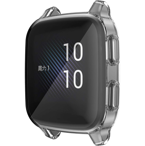 Compatible with Garmin Venu Sq 2 / Venu Sq Case, 2-Pack Full Coverage Screen Protectors Soft TPU Shockproof Rechargeable Battery Batteries