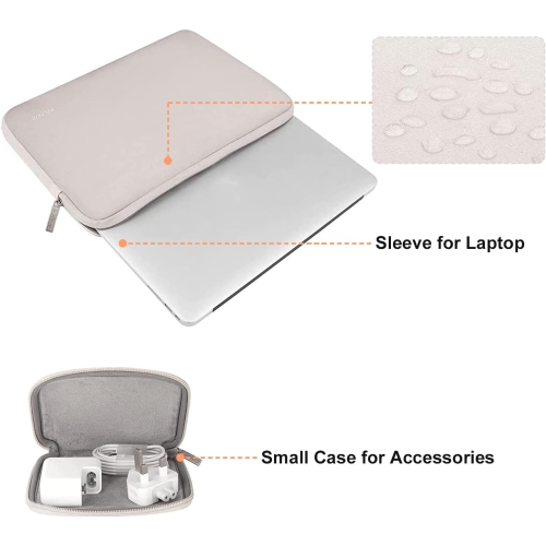 Laptop Sleeve Compatible with MacBook Air 15 inch M3 A3114 M2 A2941 2023 2024/Pro 15 A1990 A1707, Surface Laptop Rechargeable Battery Batteries