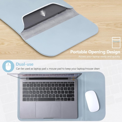 13 Inch Laptop Sleeve for MacBook Air 13.6/13 M3/M2/M1 A3113 A2681 A2337 2018-2024, MacBook Pro 13 M2 M1 Rechargeable Battery Batteries Replacement