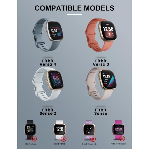 Chargeur BICE Compatible avec le chargeur Sense Versa 3 de Fitbit Câble de recharge USB pour Sense 2 Sense Versa 4 Batteries Ni-MH AAA pour Panasonic