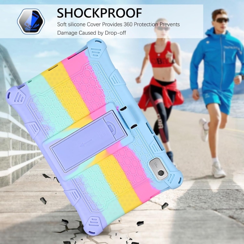 Tablet Case for Lenovo Tab M9 9.0 inch 2023(TB-310FU) Adjustable Stand Kids Friendly Soft Silicone Shockproof Rechargeable Battery Batteries