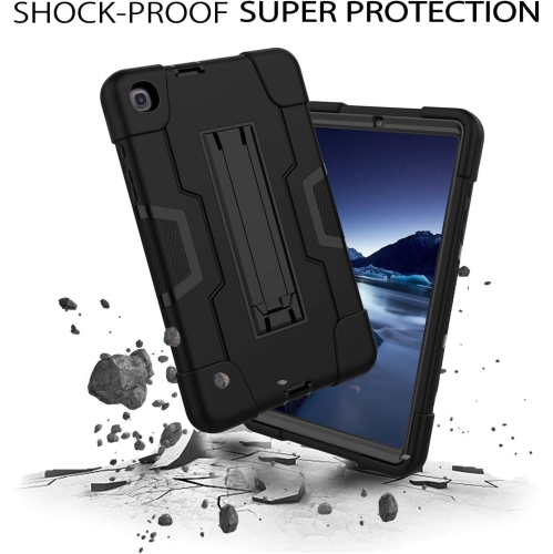 Case for Samsung Galaxy Tab A 8.4 Case, 3 in 1 Heavy Duty ged Hybrid Drop Protection Cover with Kickstand Rechargeable Battery Batteries Replacement