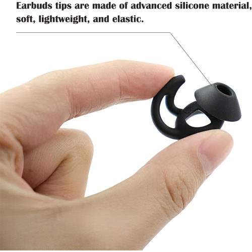 3 Pairs Replacement Earbud Tips Earbud Replacement Tips Compatible with Bose Sport Earbuds and Bose Quietcomfort Rechargeable Battery Batteries Ni-MH