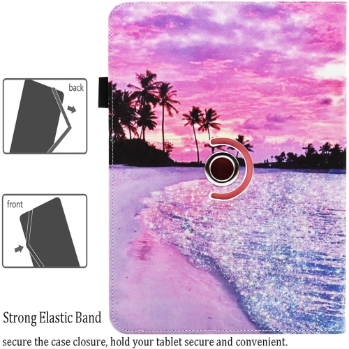 Universal 10 10.1 Inch Android Tablet Case, 360 Degree Rotating Case for Fire HD 10 / iPad 10.2 / Galaxy Rechargeable Battery Batteries Replacement