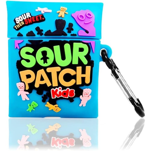 Cute Case Cover Compatible with AirPods Pro 1st/2nd with Carabiner Keychain Hook,Funny Kawaii 3D Soft Silicone Rechargeable Battery Batteries