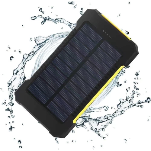 Chargeur portable solaire, chargeur mobile 20000&nbsp;mAh, chargeur externe y Pack pour usage extérieur, deux ports USB 5&nbsp;V et piles rechargeabl