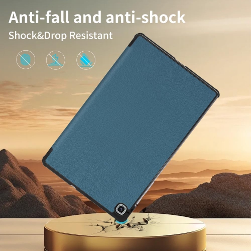 Case for Galaxy Tab S6 Lite 10.4 inch 2024/2022/2020,with Screen Protector,Trifold Stand, Slim Cover Support Rechargeable Battery Batteries