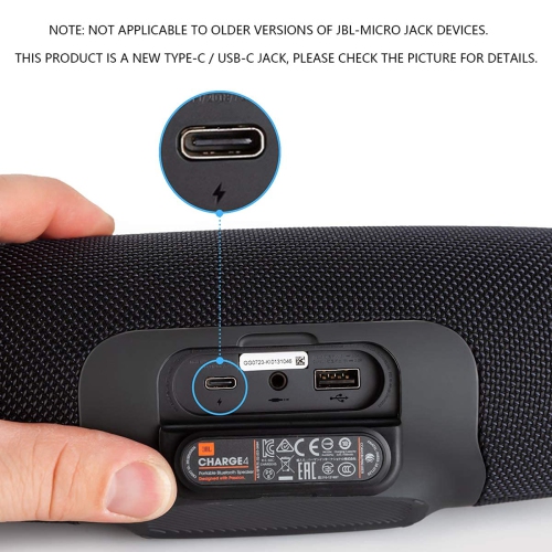 FEIYIU USB Fast Power Charging Charger Cable Cord for JBL Charge 4 Charge 5 JBL Pulse 4 4 JBL Flip Rechargeable Battery Batteries Replacement Ni-MH