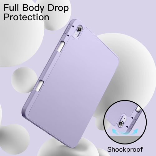 Étui pour iPad Air 11 9&nbsp;po M2, iPad Air 5/4 (5ᵉ/4ᵉ 10&nbsp;po 2022/2020) avec porte-stylet, piles rechargeables de rechange Ni-MH AAA pour