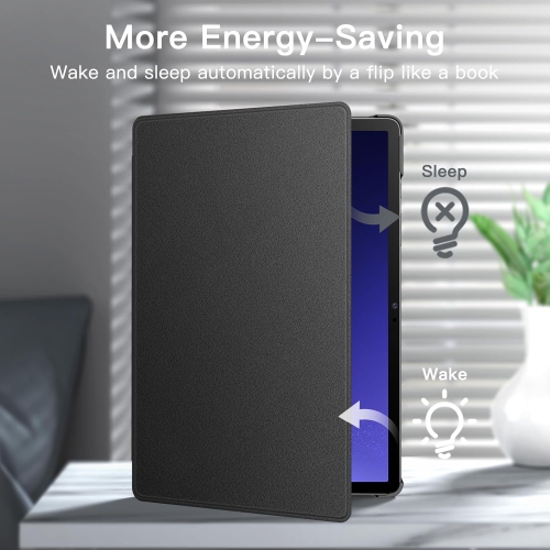 Case for Samsung Galaxy Tab S9 11-Inch with S Pen Holder, Slim Folio Stand Protective Tablet Cover, Multi-Angle Rechargeable Battery Batteries