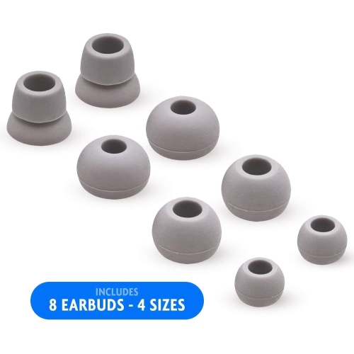 Silicone Ear Tips Earbuds Set Compatible with Powerbeats 2/3 Monsterbeats Beats by Dre 4 Pairs Rechargeable Battery Batteries Replacement Ni-MH AAA
