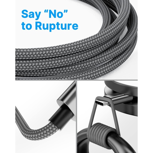 USB C Charger Cable 2Pack 3ft+6ft USB A to USB C Cable, Braided Type C Charger Cable Fast Charging Cord for Samsung Rechargeable Battery Batteries