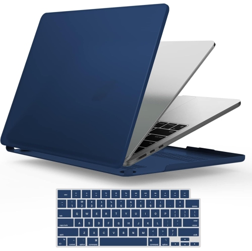 Compatible avec 2024 2023 2022 Étui pour MacBook Air 13&nbsp;po M3 A3113 M2 A2681, Étui rigide et couverture-clavier Piles rechargeables Ni-MH AAA de