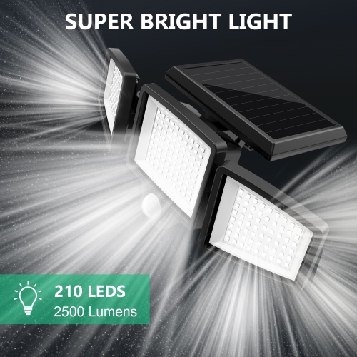 Iseyyox 270° Wide Angle Flood Wall Lights with 3 Modes