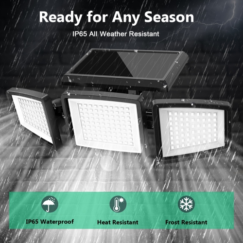 Iseyyox 270° Wide Angle Flood Wall Lights with 3 Modes