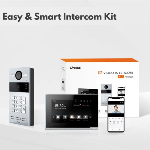Trousse d'interphone vidéo IPK02 S213K et E216 IP de DNAKE