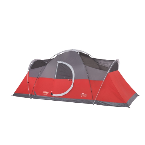 16' x 7' 8 Person Dome Tent, with Hinged Door