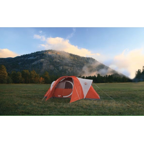 16' x 7' 8 Person Dome Tent, with Hinged Door