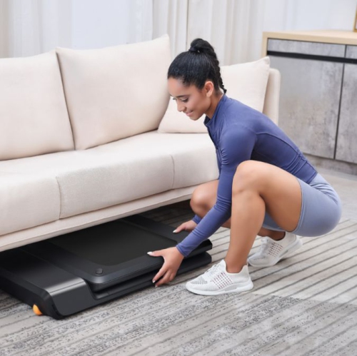 WALKINGPAD A1 PRO Smart Folding Under Desk Treadmill with Extra-Wide Platform, Remote Control, Installation-Free, Quiet and Portable Treadmill for