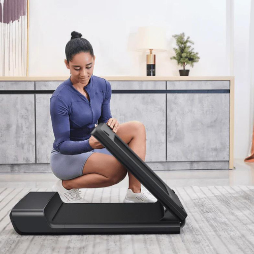 WALKINGPAD A1 PRO Smart Folding Under Desk Treadmill with Extra-Wide Platform, Remote Control, Installation-Free, Quiet and Portable Treadmill for
