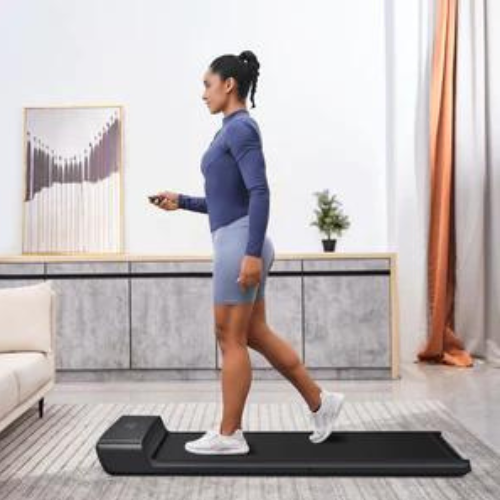 WALKINGPAD A1 PRO Smart Folding Under Desk Treadmill with Extra-Wide Platform, Remote Control, Installation-Free, Quiet and Portable Treadmill for